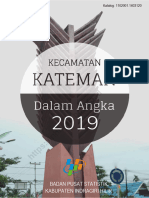 Kecamatan Kateman Dalam Angka 2019