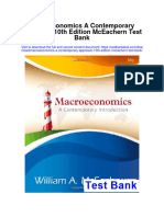 Macroeconomics A Contemporary Approach 10th Edition Mceachern Test Bank Full Chapter PDF