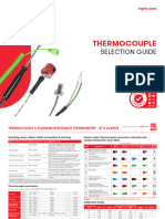 Thermocouple: Selection Guide