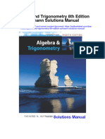 Algebra and Trigonometry 8th Edition Aufmann Solutions Manual Full Chapter PDF