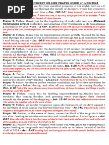 Kingdom Advancement On 1st February 2024