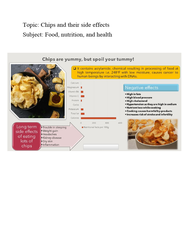 Chips Unhealthy Facts PDF