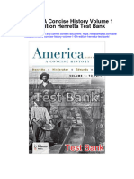 America A Concise History Volume 1 6th Edition Henretta Test Bank Full Chapter PDF
