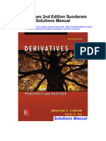 Derivatives 2nd Edition Sundaram Solutions Manual Full Chapter PDF