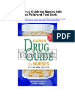 Daviss Drug Guide For Nurses 16th Edition Vallerand Test Bank Full Chapter PDF