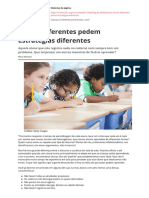 Alunos Diferentes Pedem Estrategias Diferentespdf