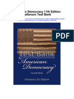 American Democracy 11th Edition Patterson Test Bank Full Chapter PDF