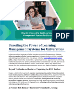 How To Choose The Best Learning Management System For Universities