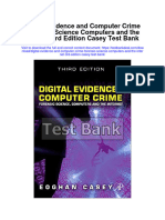 Digital Evidence and Computer Crime Forensic Science Computers and The Internet 3rd Edition Casey Test Bank Full Chapter PDF