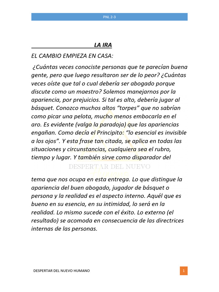 Controlando la Ira y el Éxito Personal | PDF | Ira | Inteligencia emocional