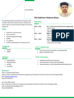 0 - MD - Mahfuzur Rahman Khan's CV1 - Word