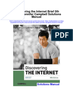 Discovering The Internet Brief 5th Edition Jennifer Campbell Solutions Manual Full Chapter PDF