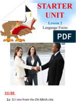 Lesson 2 - Language Focus
