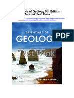 Essentials of Geology 5th Edition Marshak Test Bank Full Chapter PDF