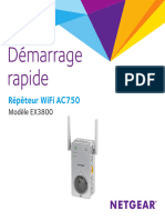 NetGear Répéteur WIFI EX3800 AC750 - IG - FR