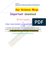 Everyday Science Mcqs Important Download