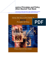Macroeconomics Principles and Policy 12th Edition Baumol Test Bank Full Chapter PDF