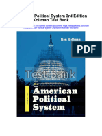 Download American Political System 3rd Edition Kollman Test Bank full chapter pdf