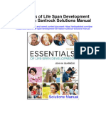 Essentials of Life Span Development 5th Edition Santrock Solutions Manual Full Chapter PDF