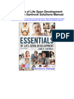 Essentials of Life Span Development 4th Edition Santrock Solutions Manual Full Chapter PDF