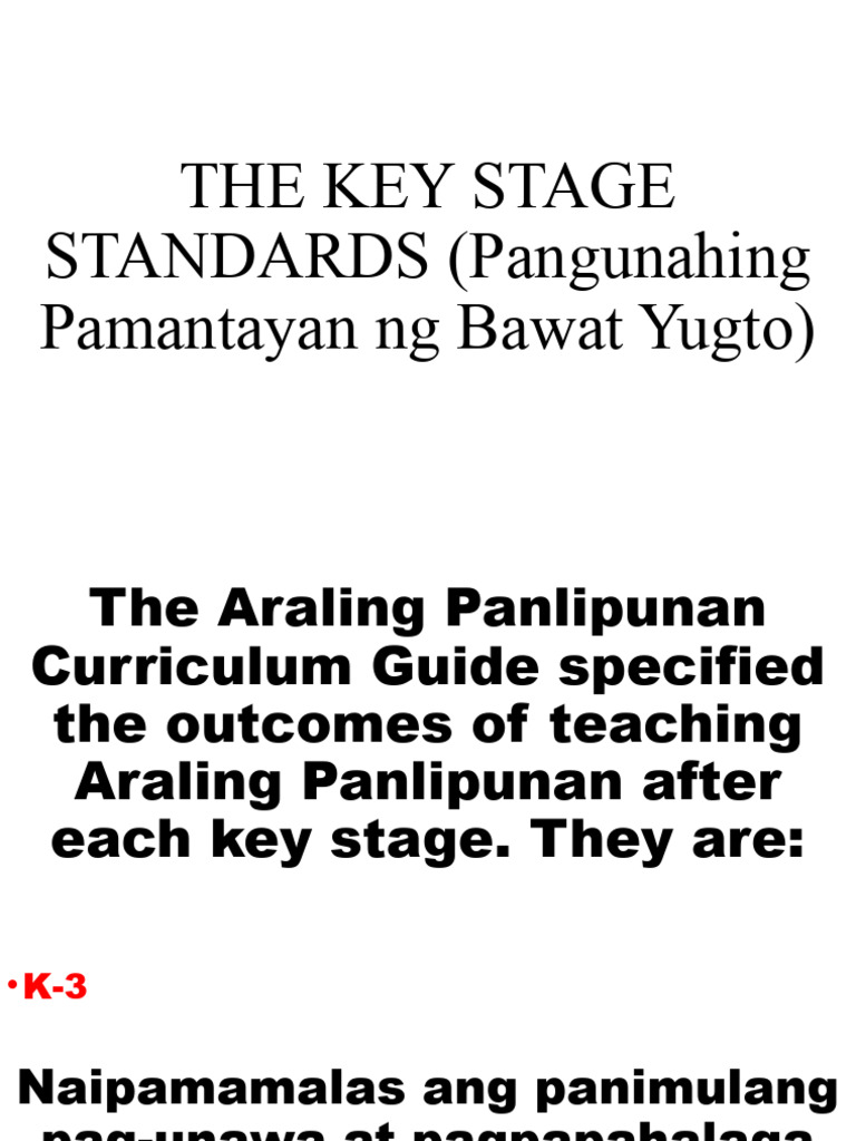 Pre Key Stage Standards 2025