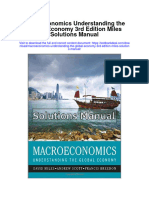 Macroeconomics Understanding The Global Economy 3rd Edition Miles Solutions Manual Full Chapter PDF