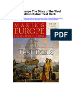 Making Europe The Story of The West 2nd Edition Kidner Test Bank Full Chapter PDF