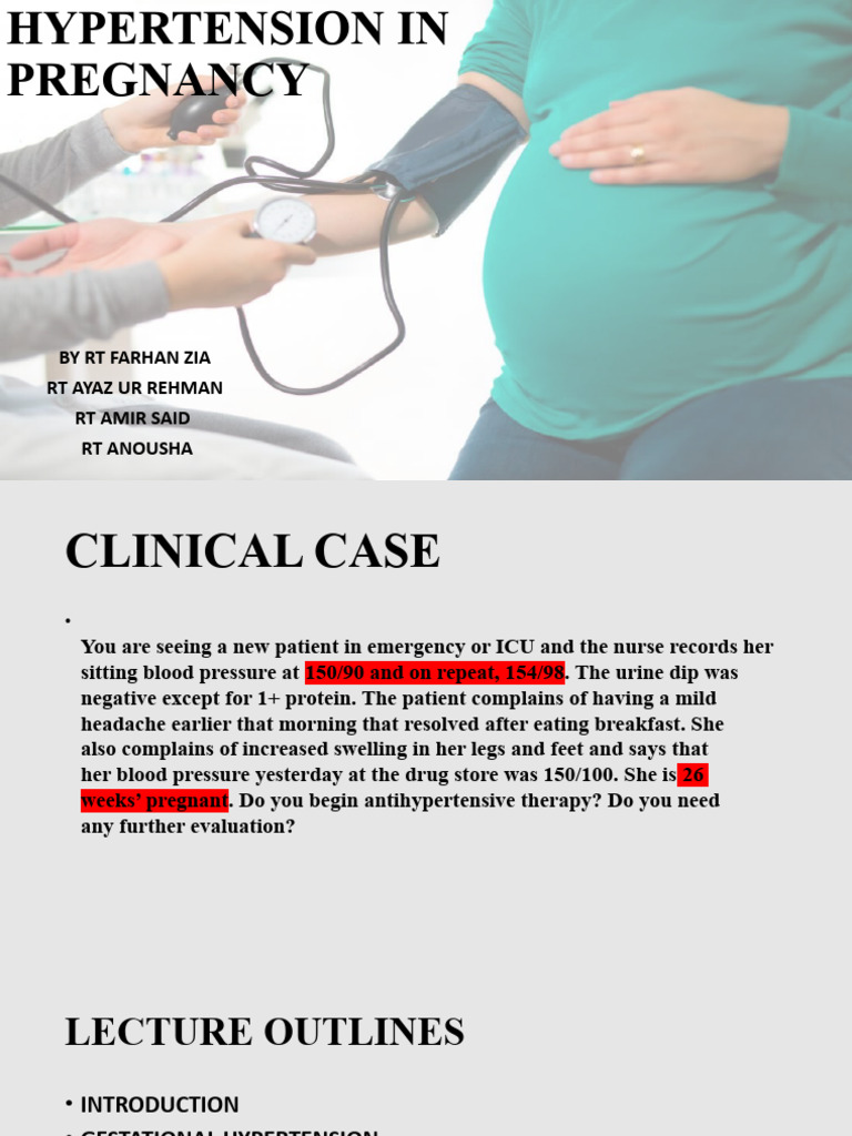 HYPERTENSION IN PREGNANCY NEW GUIDELINES visual data 3