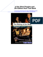 Making of The West Peoples and Cultures 5th Edition Hunt Test Bank Full Chapter PDF