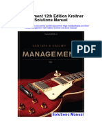 Management 12th Edition Kreitner Solutions Manual Full Chapter PDF