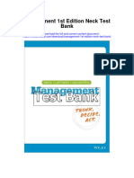Management 1st Edition Neck Test Bank Full Chapter PDF
