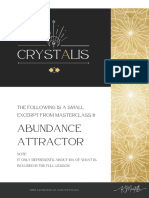 Sneak Peek - Abundance Attractor (C) Evolve Healing Institute