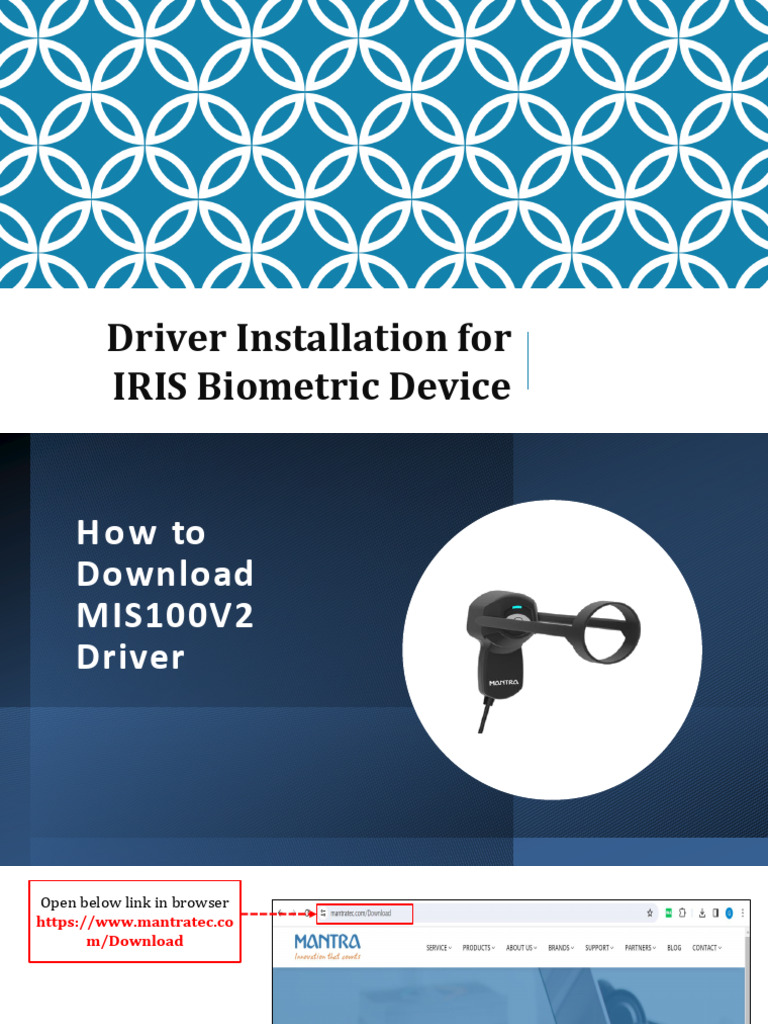 Iris Device Driver Download Install User Manual | PDF