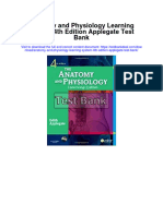 Anatomy and Physiology Learning System 4th Edition Applegate Test Bank Full Chapter PDF