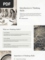 Introduction To Thinking Skills