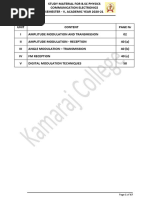 005 Major Elective II - Communication Electronics - V Sem