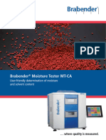 Brabender Moisture Tester MT-CA: User-Friendly Determination of Moisture and Solvent Content