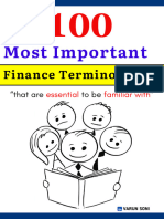 Finance Terminologies