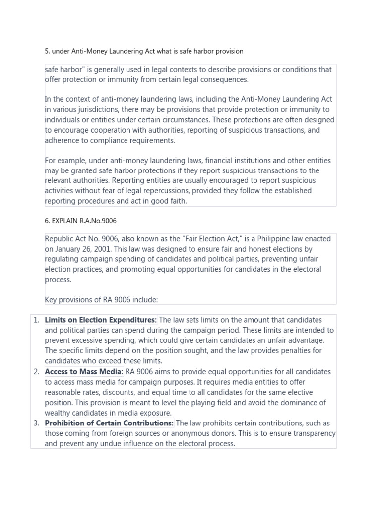 What Is Safe Harbor Method