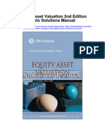 Equity Asset Valuation 2nd Edition Pinto Solutions Manual Full Chapter PDF
