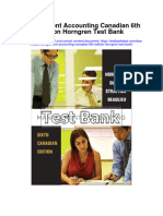 Management Accounting Canadian 6th Edition Horngren Test Bank Full Chapter PDF
