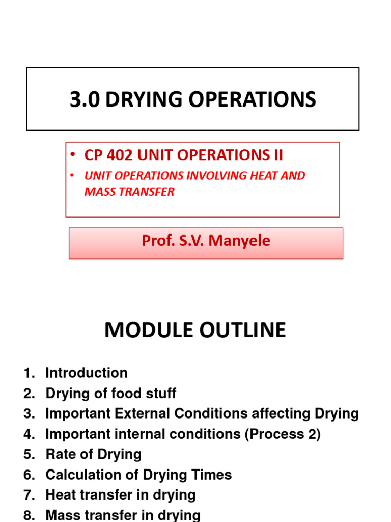 Enhancing Drying Operations Efficiency | PDF | Home & Garden | Science ...