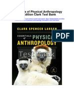 Essentials of Physical Anthropology 3rd Edition Clark Test Bank Full Chapter PDF