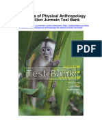 Essentials of Physical Anthropology 9th Edition Jurmain Test Bank Full Chapter PDF