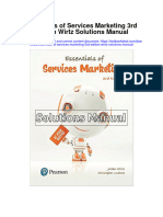 Essentials of Services Marketing 3rd Edition Wirtz Solutions Manual Full Chapter PDF