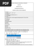 Class XII - Maths - MS Set II