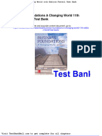 Instant Download Business Foundations A Changing World 11Th Edition Ferrell Test Bank PDF Scribd