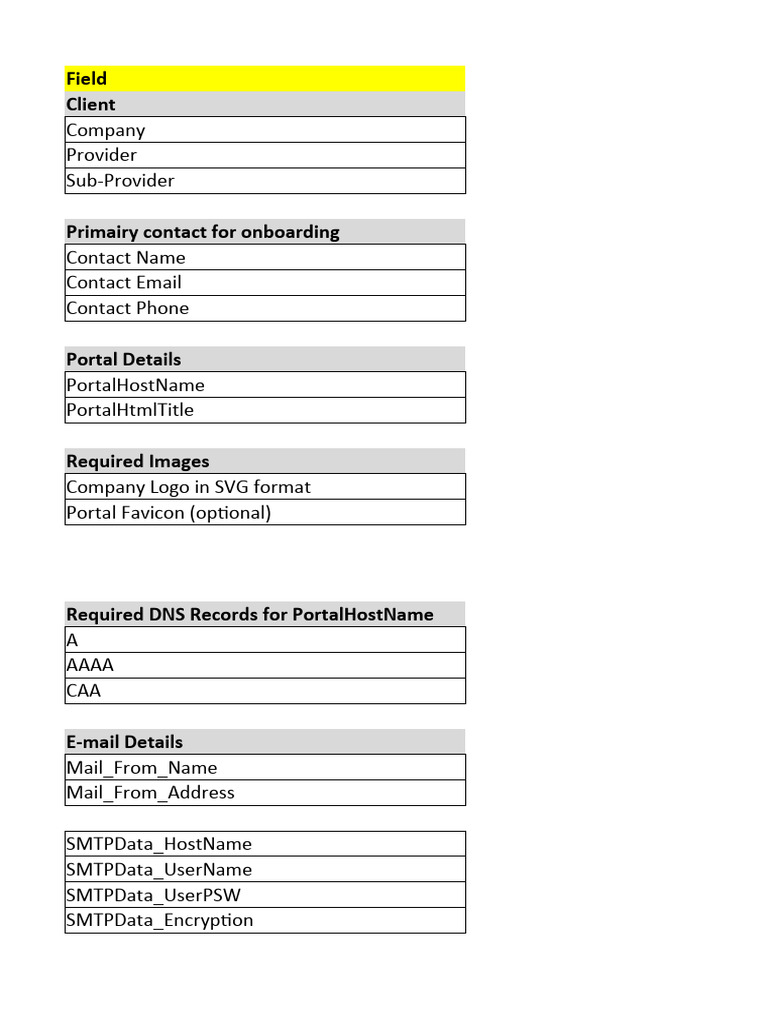 White Label Template PDF