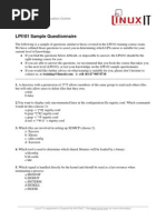 LPI101 Sample Test