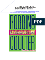 Management Global 13Th Edition Robins Solutions Manual Full Chapter PDF